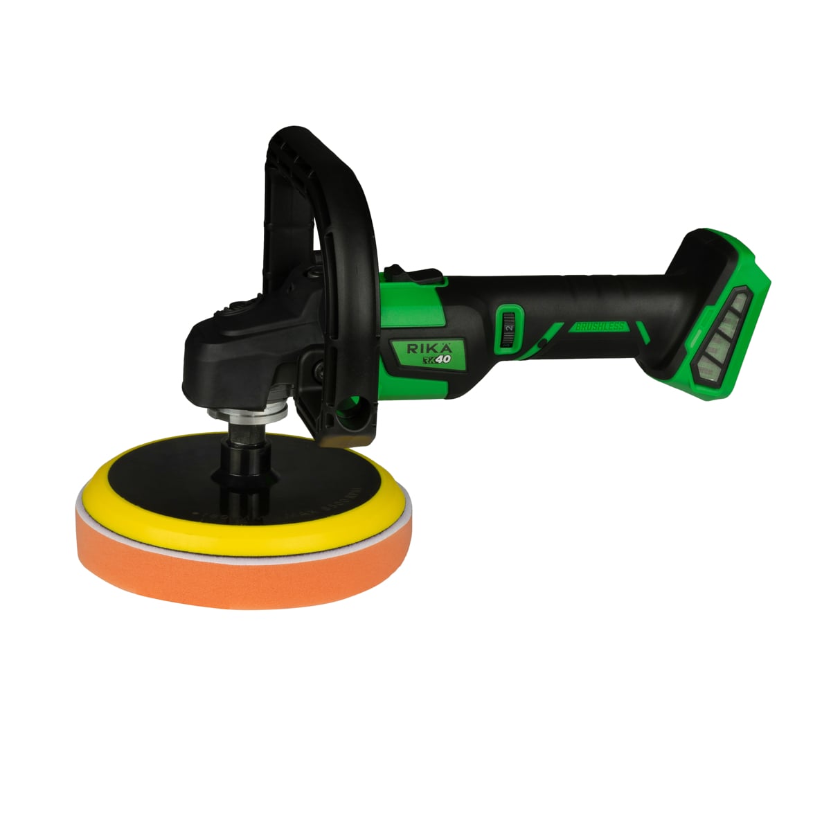 Rikä RK40 40V Cordless Rotary Car Polisher | 180mm Pad | Brushless Motor | Body Only